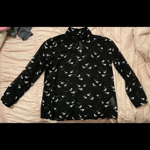 Forever 21 black blouse